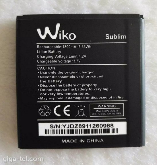 Wiko Sublim battery OEM