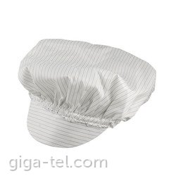 Antistatic cap white