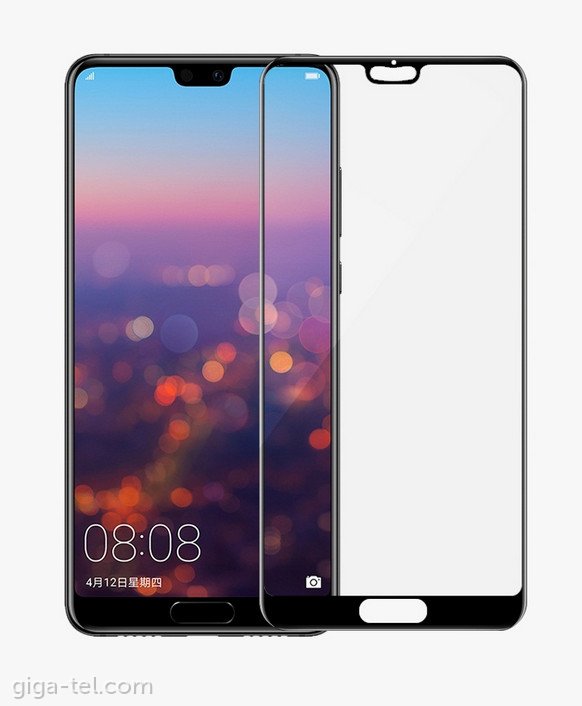 Huawei P20 Pro - 5D+ tempered glass black / thick glue