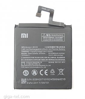 2810/2860mAh - Xiaomi Mi 5C / label OEM / cell is ATL