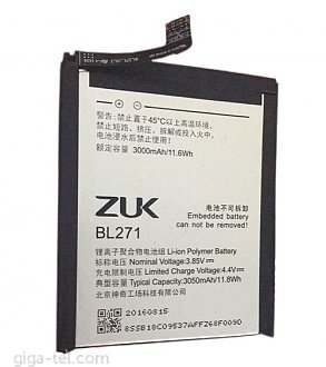 3050mAh - LENOVO ZUK EDGE