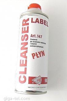 Label cleanser 500ml