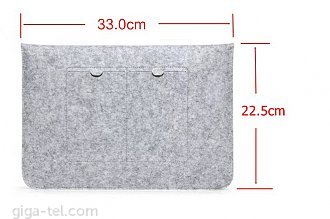 Tablet pouch case grey