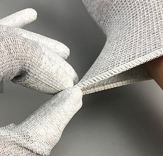 ESD carbon gloves size L