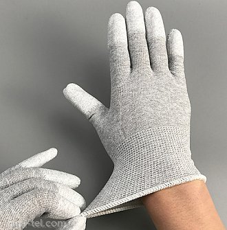 ESD carbon gloves size L