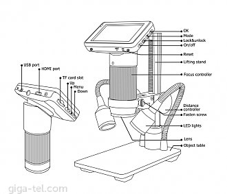 Andostar Microscope HD201 / full HD 1080P