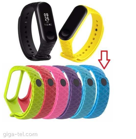 Xiaomi Mi Band 3,4 notch bracelet blue