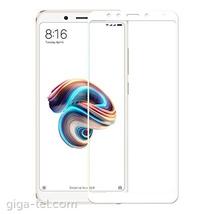 Xiaomi Redmi 5  - 2.5D tempered glass white