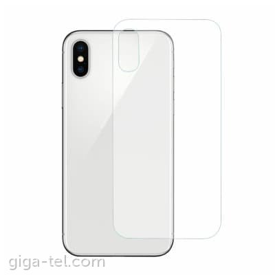 iPhone X back tempered glass 