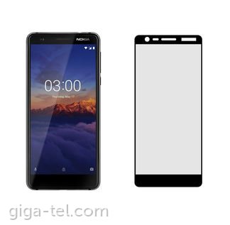 Nokia 3.1 2.5D tempered glass black