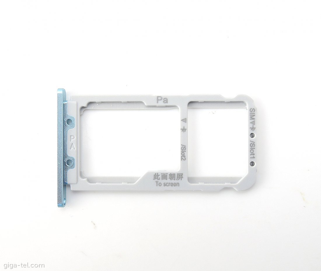 Huawei Nova 3 SIM tray light blue