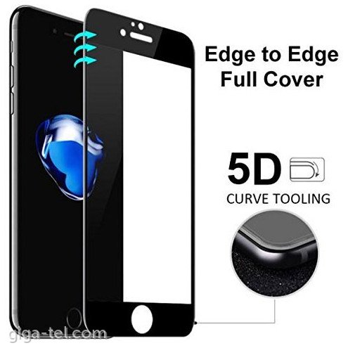iPhone 6,6S 5D tempered glass black