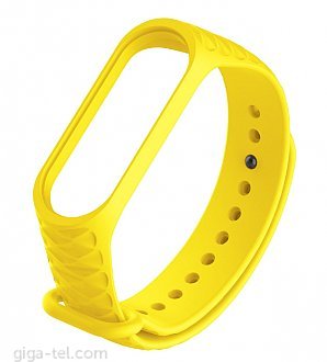 Xiaomi Mi Band 3,4 notch bracelet yellow