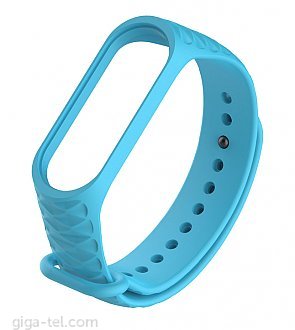 Xiaomi Mi Band 3,4 notch bracelet light blue