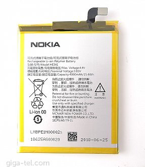 4000mAh - Nokia 2.1 TA-1029 / factory date 2018