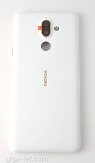 Nokia 7 Plus battery cover white