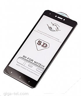 Xiaomi Redmi Note 4,4X - 5D tempered glass black