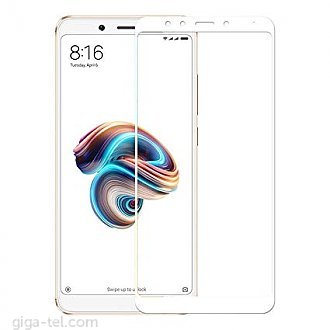 Xiaomi Redmi 5  - 2.5D tempered glass white