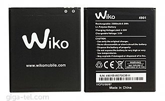 2500mAh - Wiko Tommy, Wiko Tommy 2 / original cell + label OEM