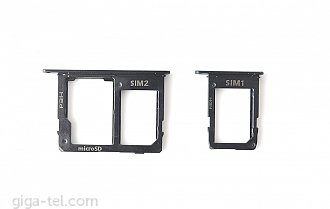 SIM1 + SIM 2 tray - Samsung A6 2018, A6+, J6 2018