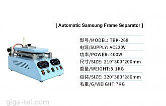 TBK-268 automatic LCD/glass/back separator