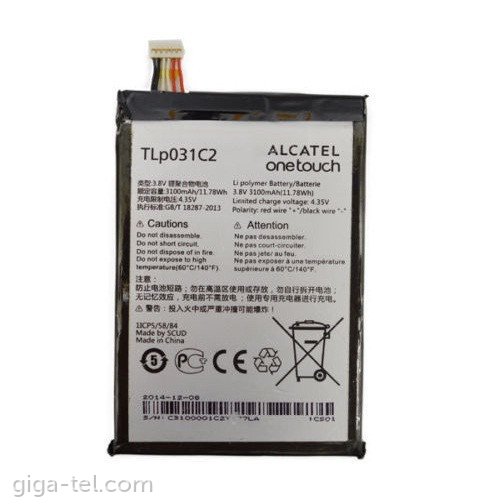 Alcatel TLP031C1 battery