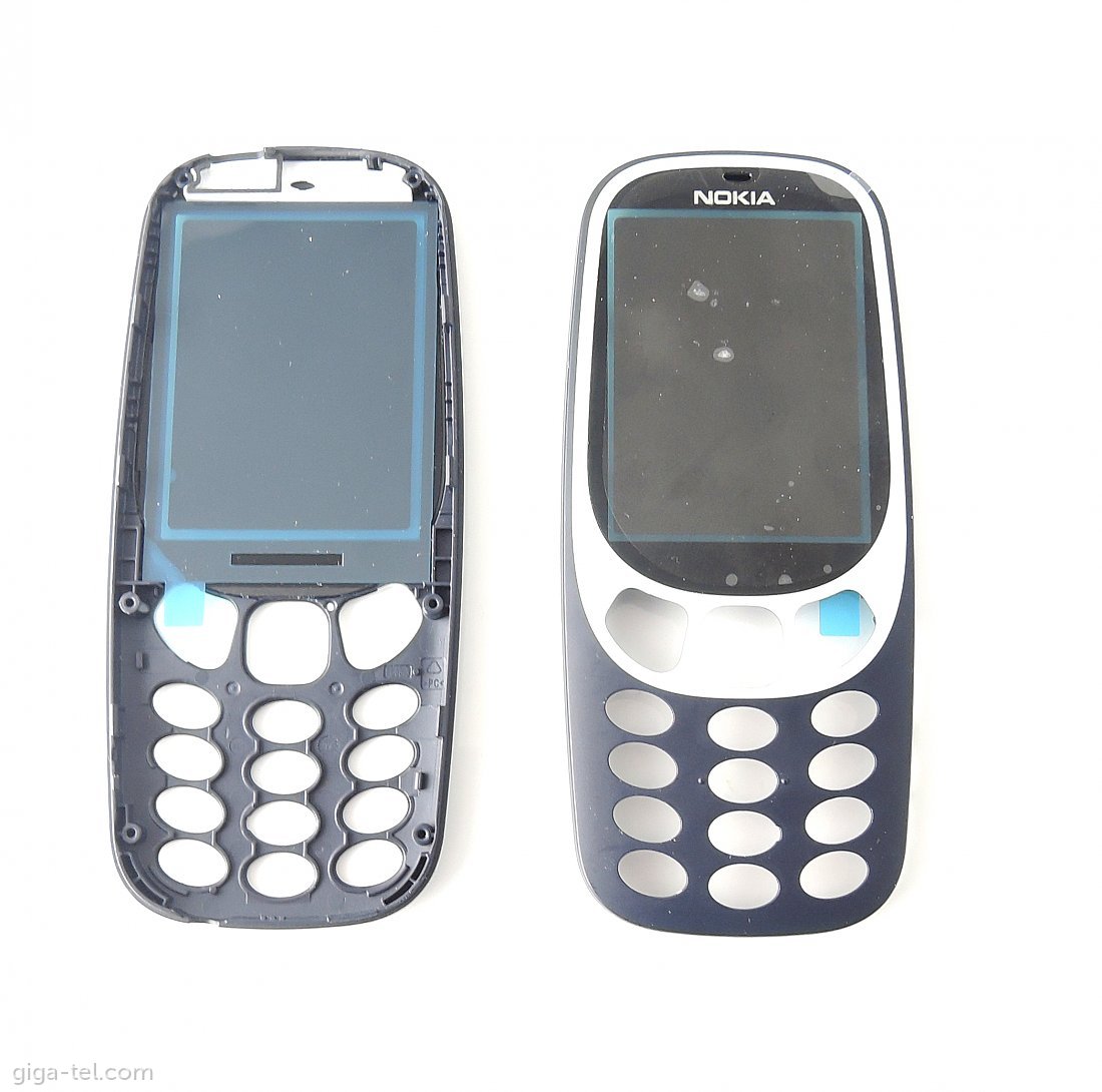 Nokia 3310 front cover blue