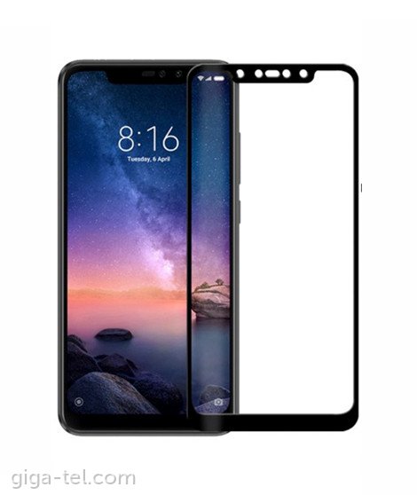 Xiaomi Redmi Note 6 Pro 5D tempered glass black