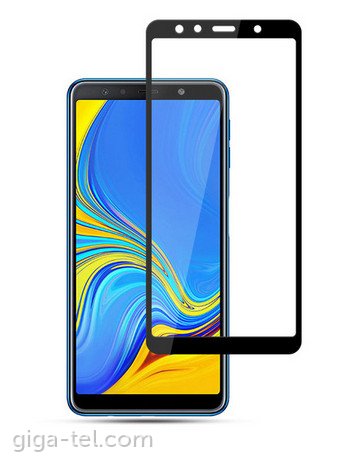 Samsung J415F, J615F 2.5D tempered glass black