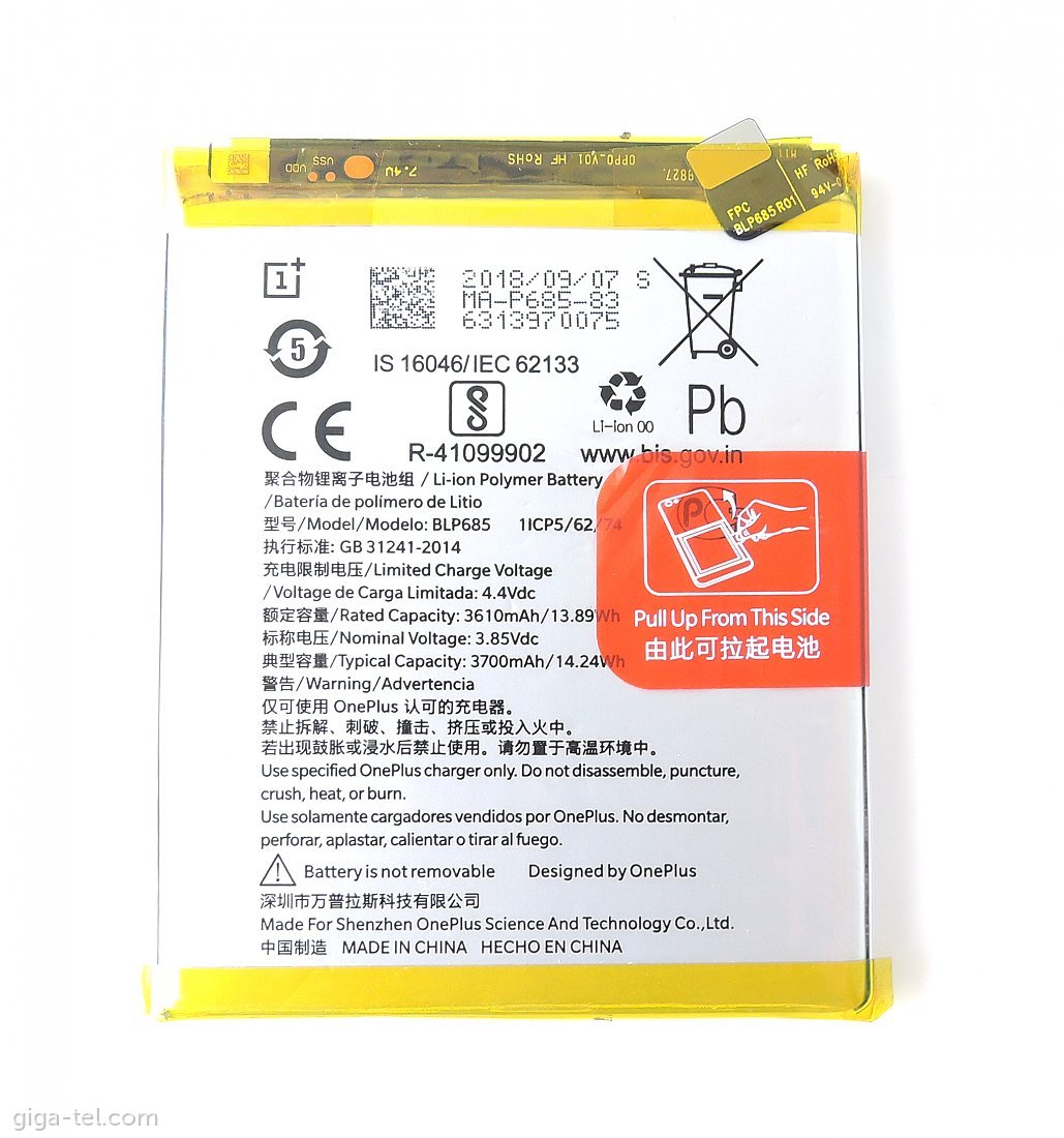 Oneplus BLP685 battery  