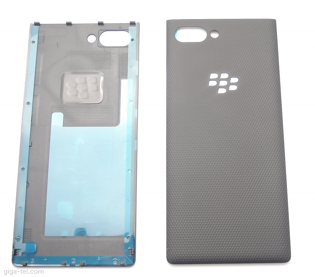 Blackberry Key 2 battery cover / silver logo