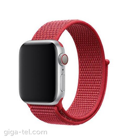 Apple Watch 42/44mm Nylon strap red