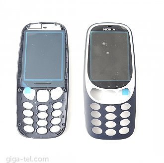 Nokia 3310 front cover blue