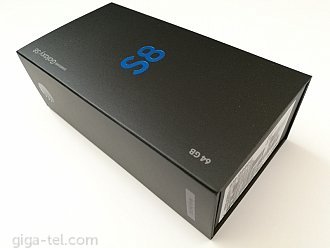 Samsung S8 empty box