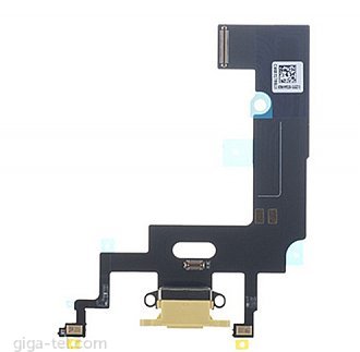 iPhone XR charging flex yellow