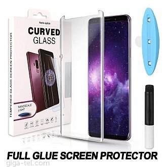 Nano Liquid Full Glue 3D UV curved Tempered Glass Protector 