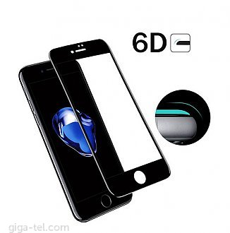 iPhone SE 2020 6D tempered glass black