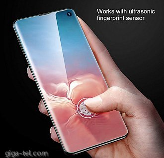 Can use ultrasonic fingerprint sensor