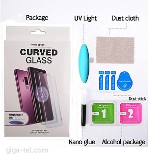 Samsung S9 UV curved tempered glass