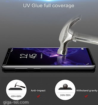 Samsung S9 Plus  UV curved tempered glass