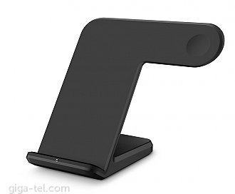 Wireless Charger 10W dock 2in1 black