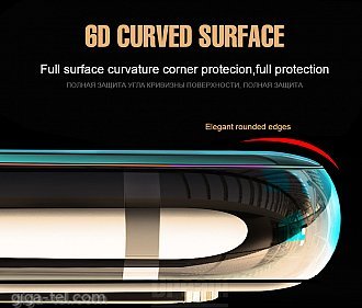 iPhone X,Xs,11 Pro 6D tempered glass