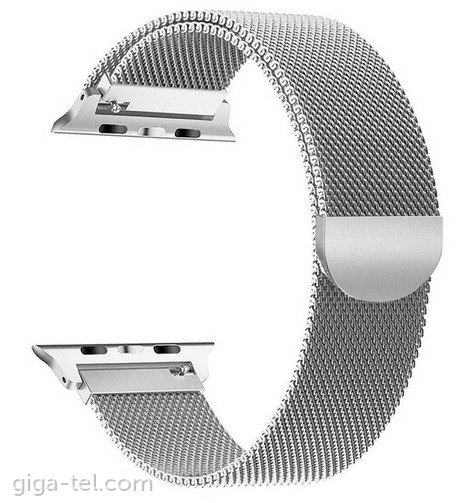 Apple Watch Milanese magnetic strap 42/44/45mm silver