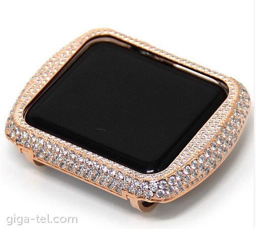 Apple Watch crystal diamond frame 44mm rose