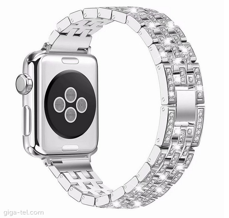Apple Watch crystal diamond strap 38/40mm silver