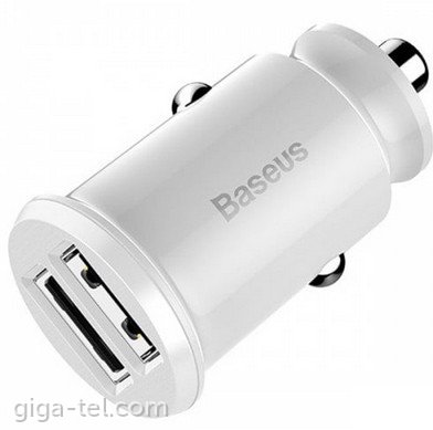 Baseus Grain car charger white