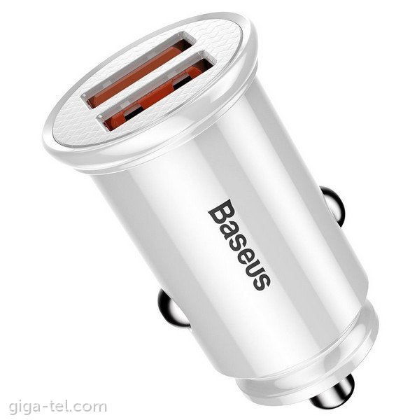 Baseus Circular 30W car charger white