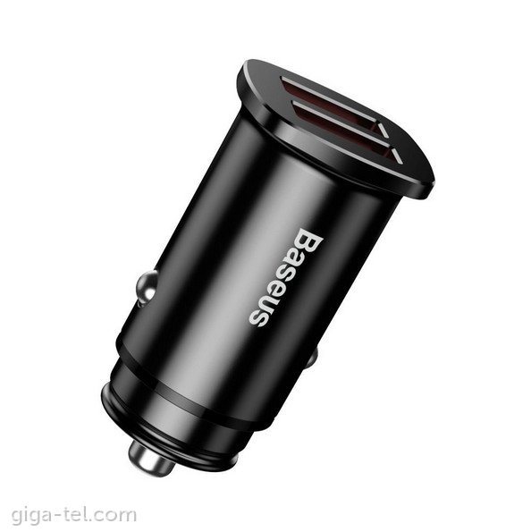 Baseus Square metal A+A 30W car charge black