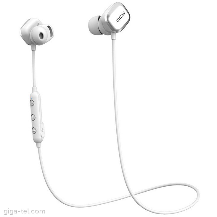 QCY M1 PRO magnetic bluetooth earphones white