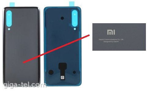 Xiaomi Mi 9 battery cover black